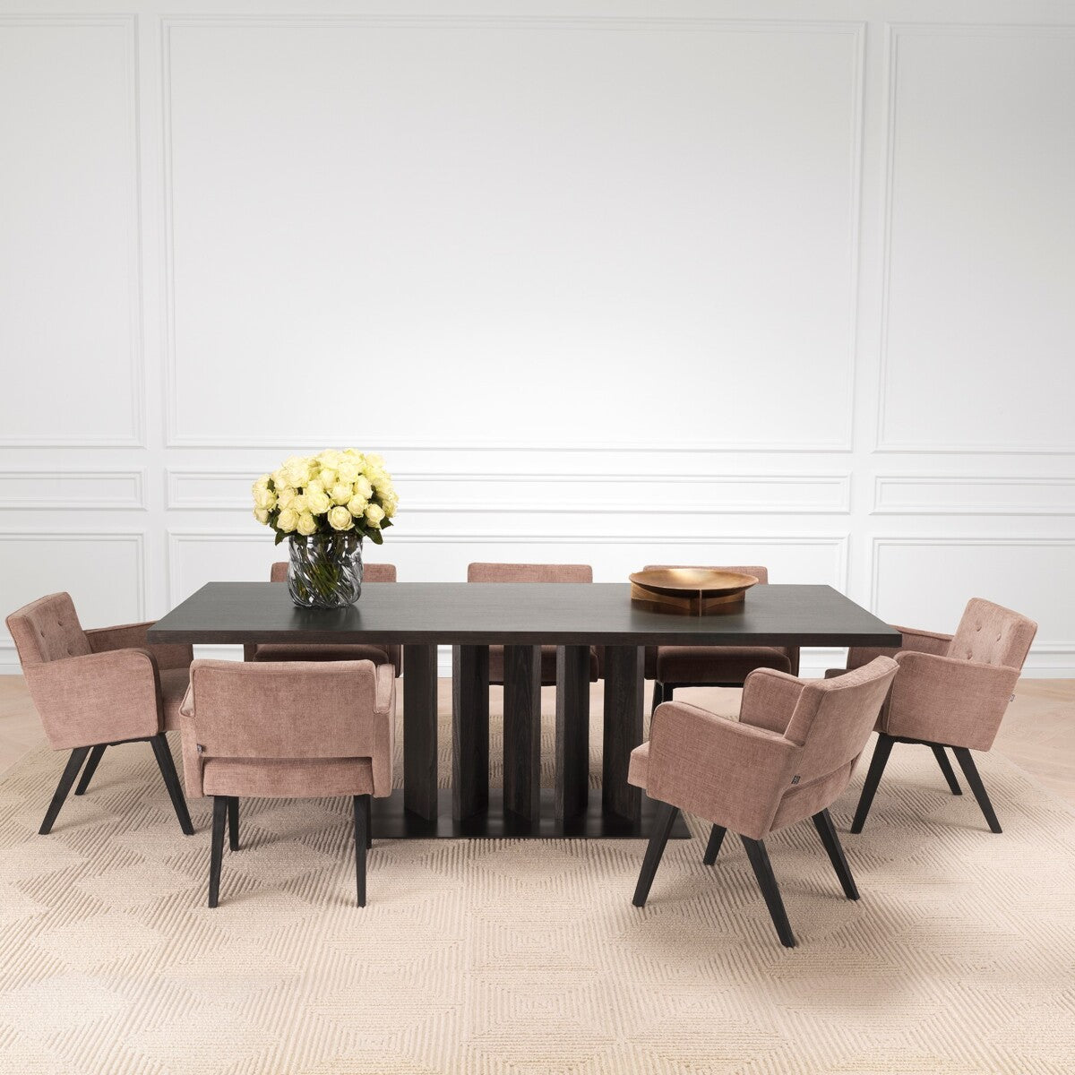 Brown Oak Dining Table Julius | Eichholtzmh.com 