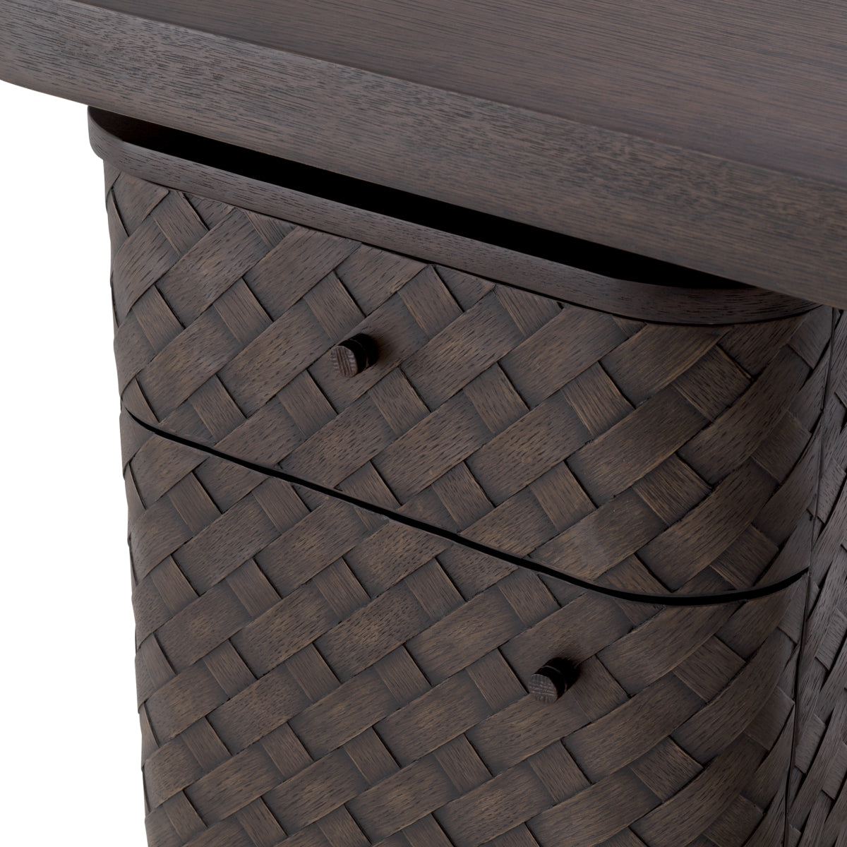 Woven Oak Desk Fiji | Eichholtzmh.com 