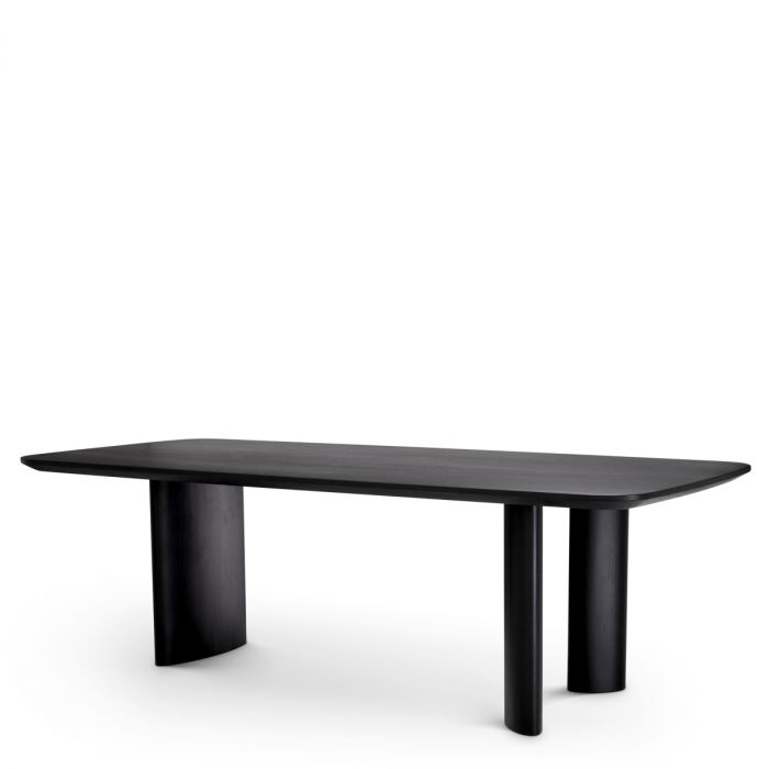 Dining Table Harmonie S black veneer