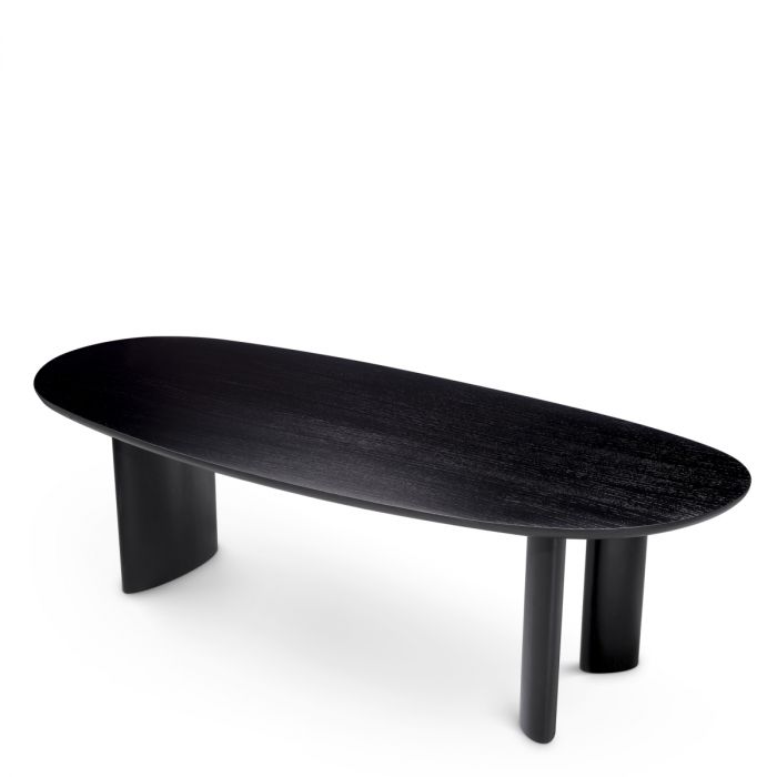 Dining Table Lindner black veneer