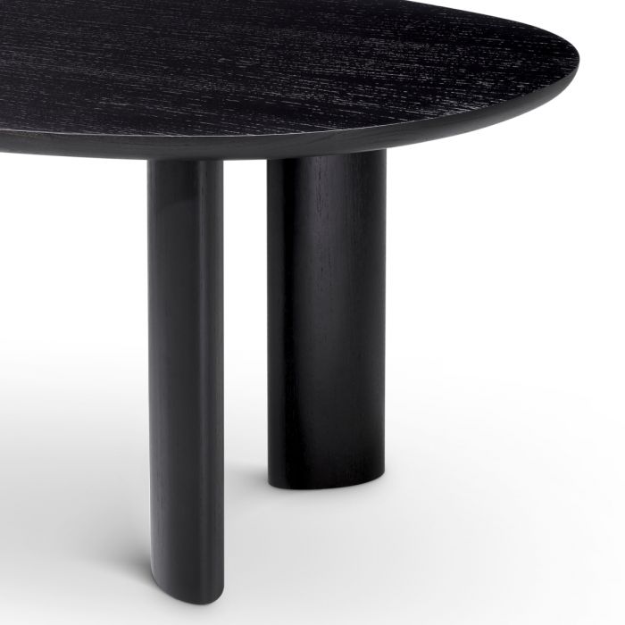 Dining Table Lindner black veneer