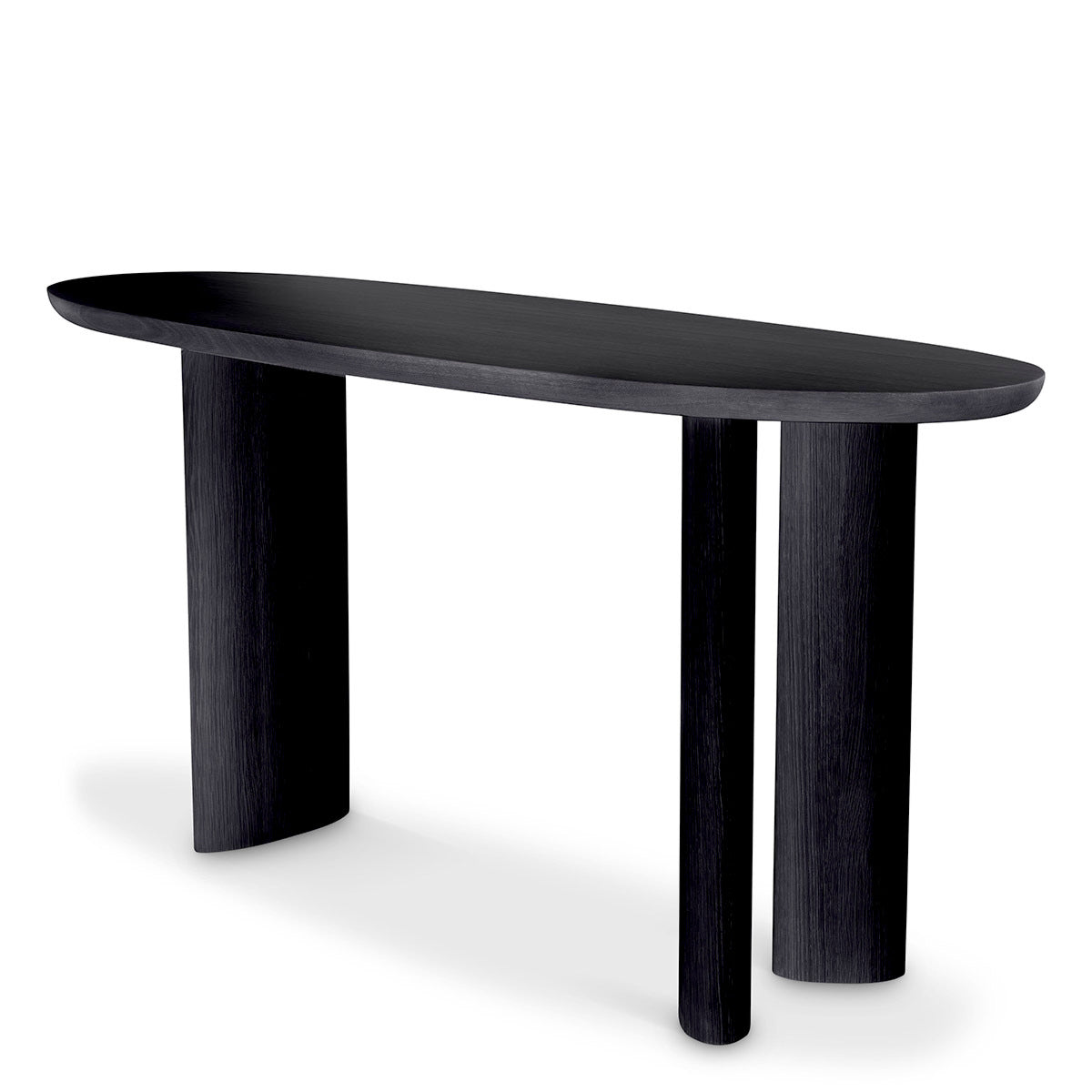 Oak Oval Console Table Lindner | Eichholtzmh.com 