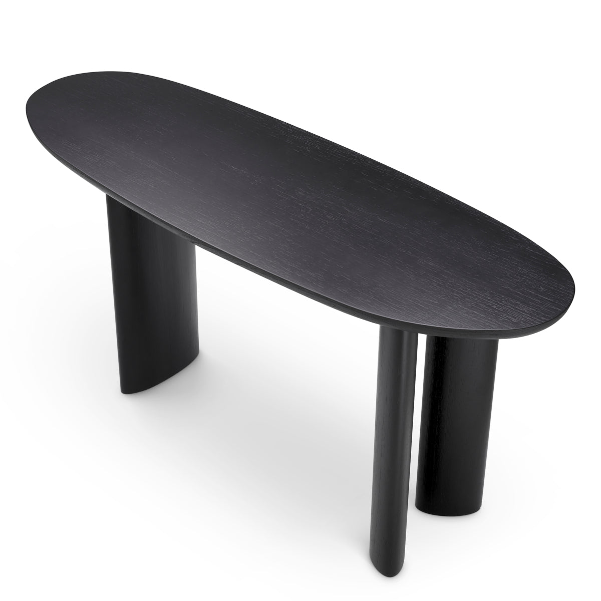 Oak Oval Console Table Lindner | Eichholtzmh.com 