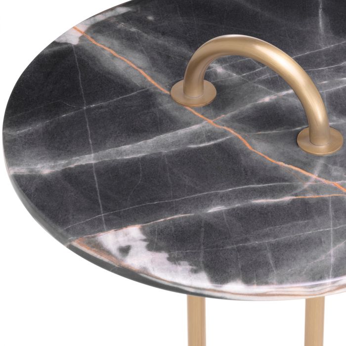 Side Table Zappa black marble