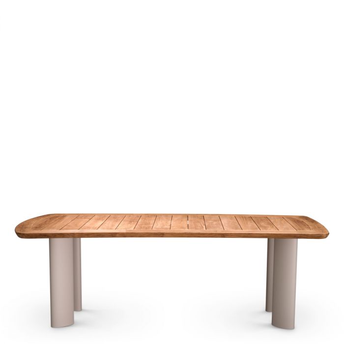 Outdoor Dining Table Osario natural teak