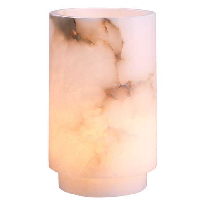 Tealight holder Leonidas alabaster set of 3