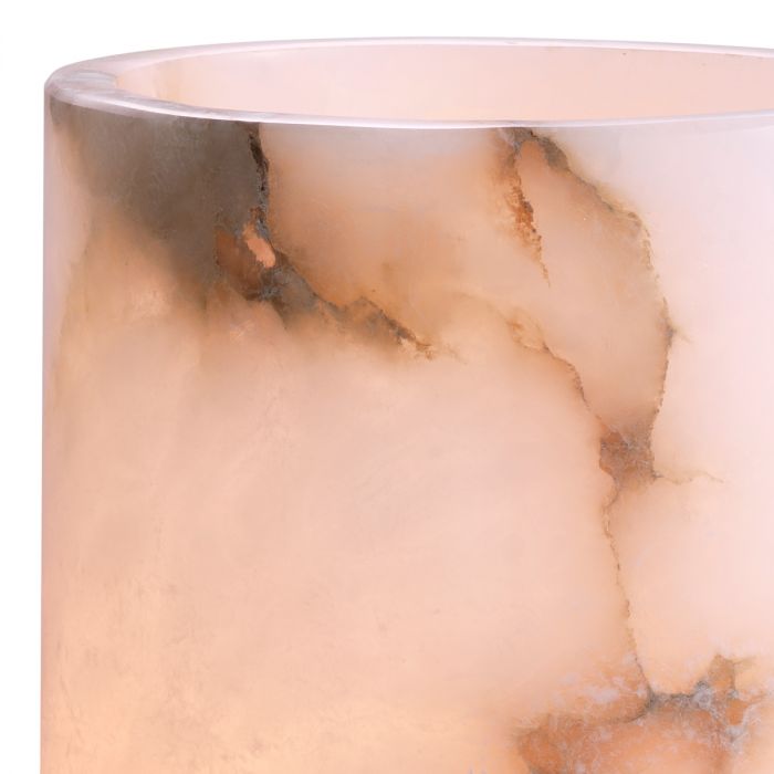 Tealight holder Leonidas alabaster set of 3