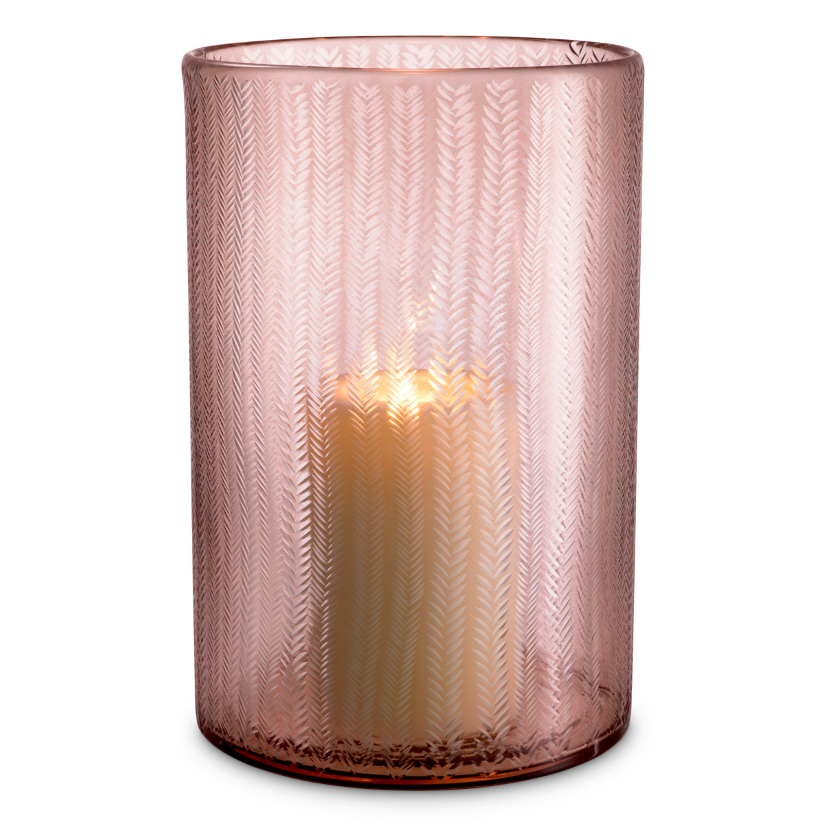 Pink Glass Hurricane Spencer | Eichholtzmh.com