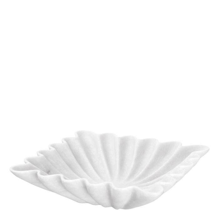 Bowl Jackson square white marble
