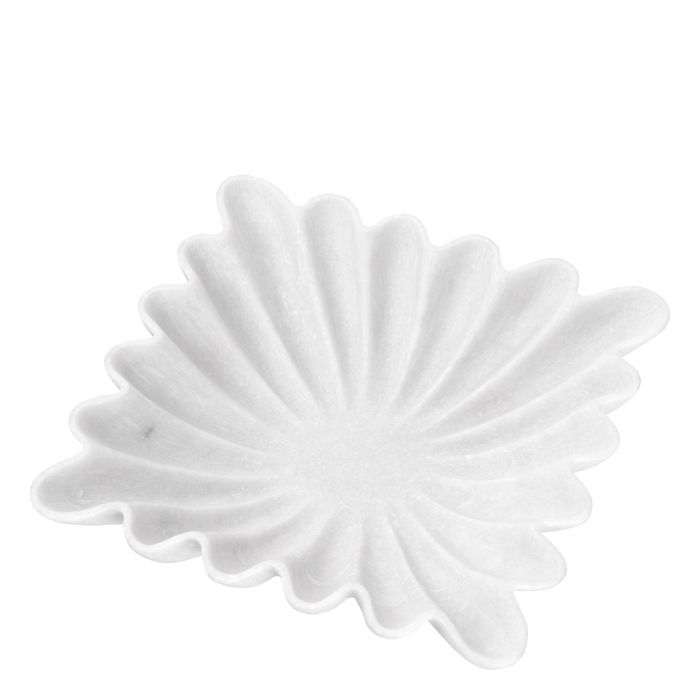 Bowl Jackson square white marble