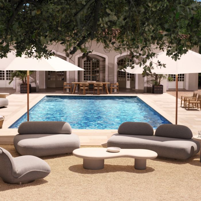 Outdoor Sofa Residenza mauritius light grey