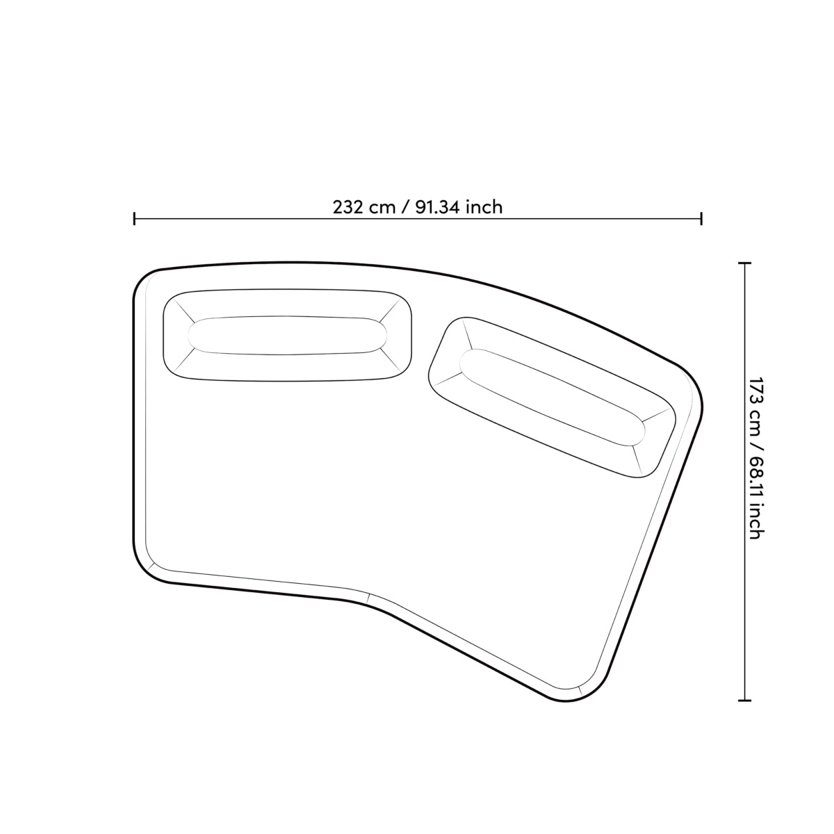 Curved Outdoor Sofa Residenza | Eichholtzmh.com 