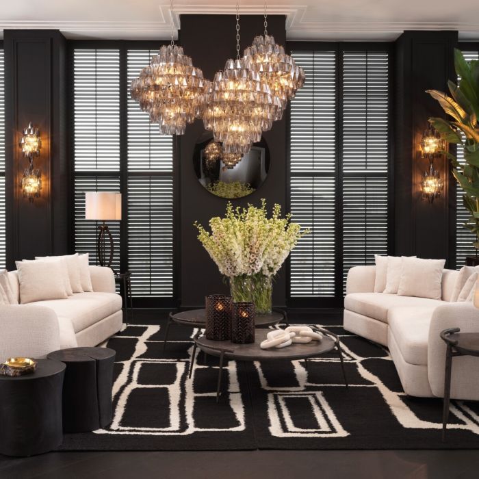Rug Vava black ivory 200 x 300 cm