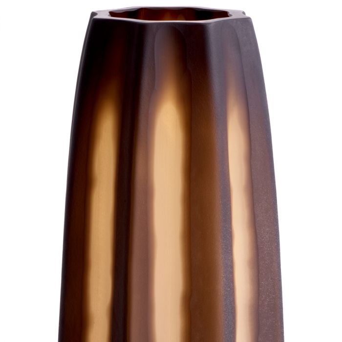 Vase Tiara L dark brown