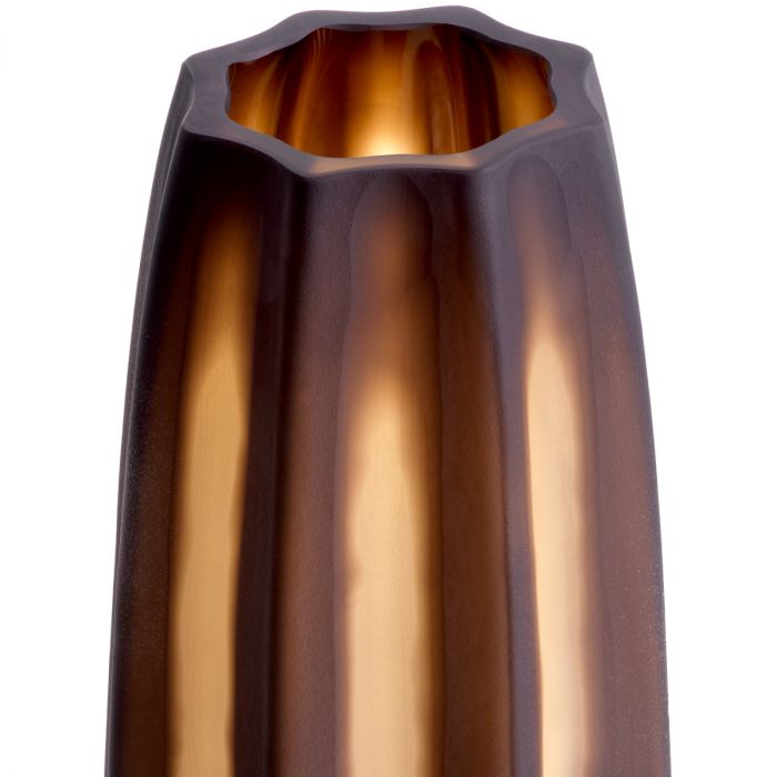 Vase Tiara L dark brown