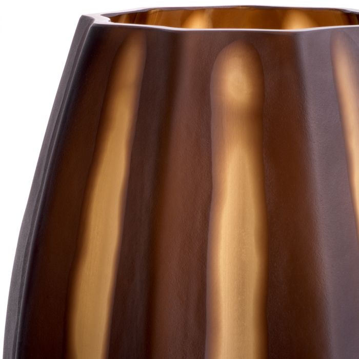 Vase Tiara S dark brown