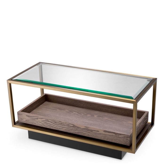 Side Table Roxton brushed brass finish