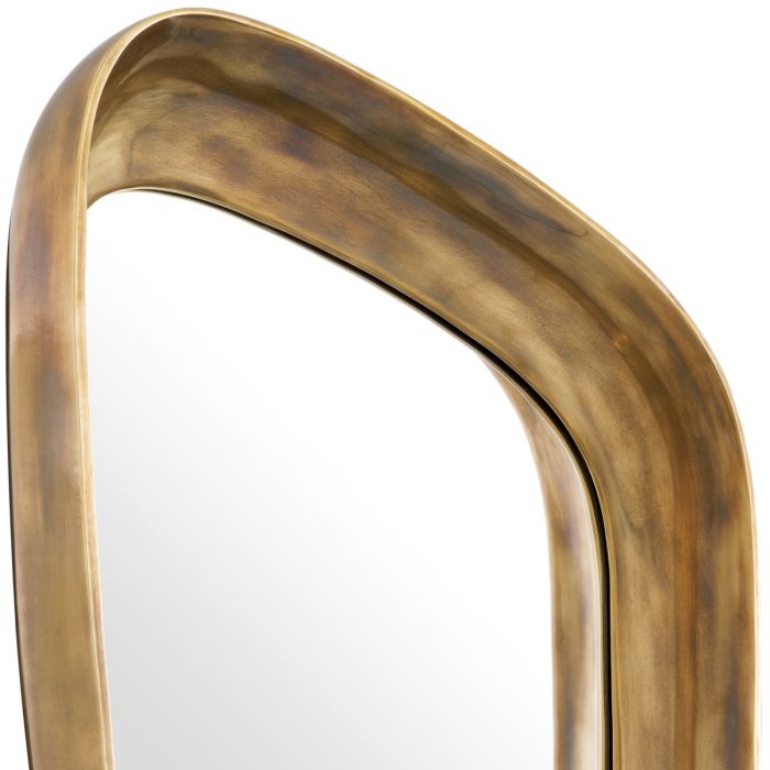 Mirror Sandals S vintage brass finish