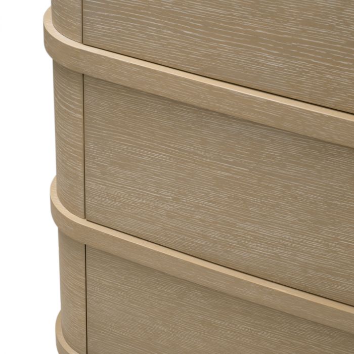 Drawer Dresser Cabana Tall washed oak veneer
