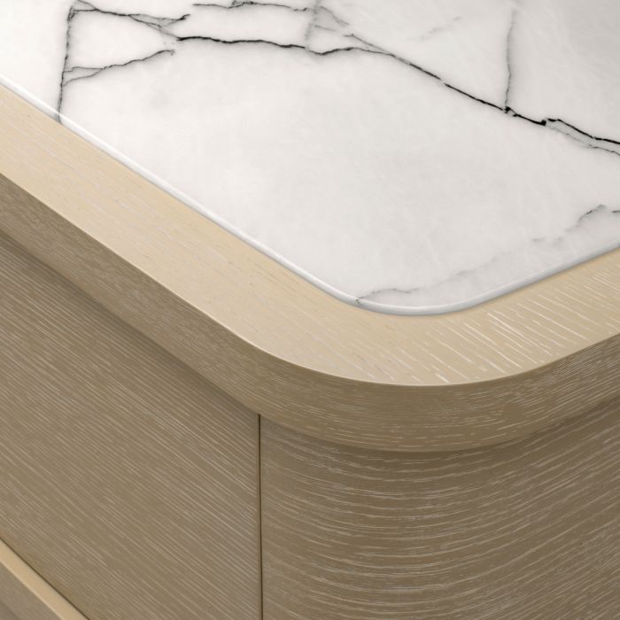 Drawer Dresser Cabana Tall washed oak veneer