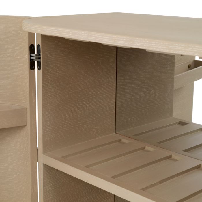 Bar Cabinet Cabana washed oak veneer