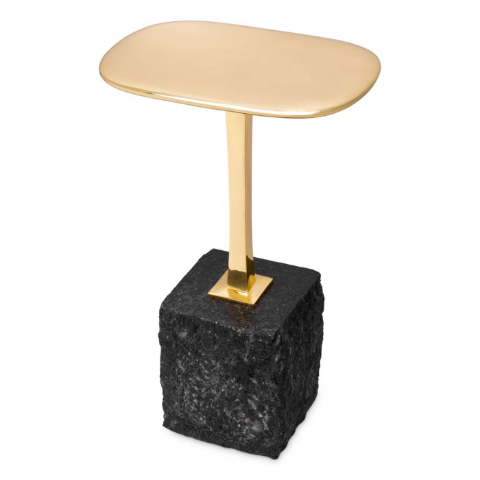 Side Table Kayan S polished brass