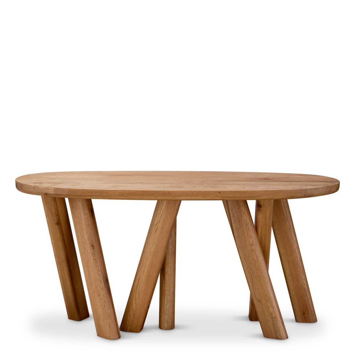 Oval Oak Console Table Bayshore | Eichholtzmh.com 