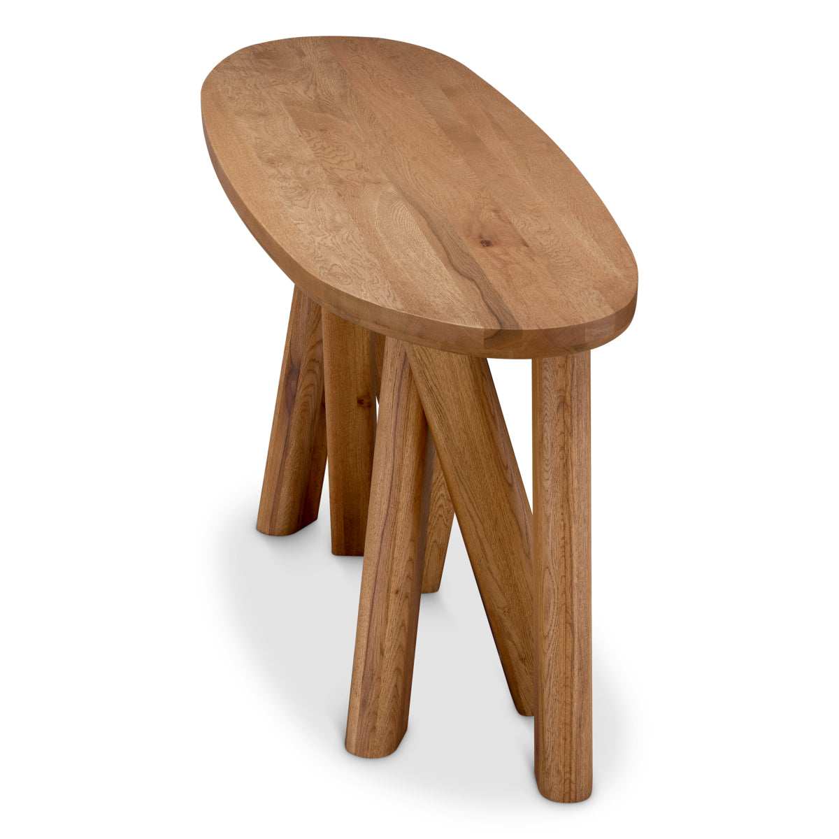 Oval Oak Console Table Bayshore | Eichholtzmh.com 
