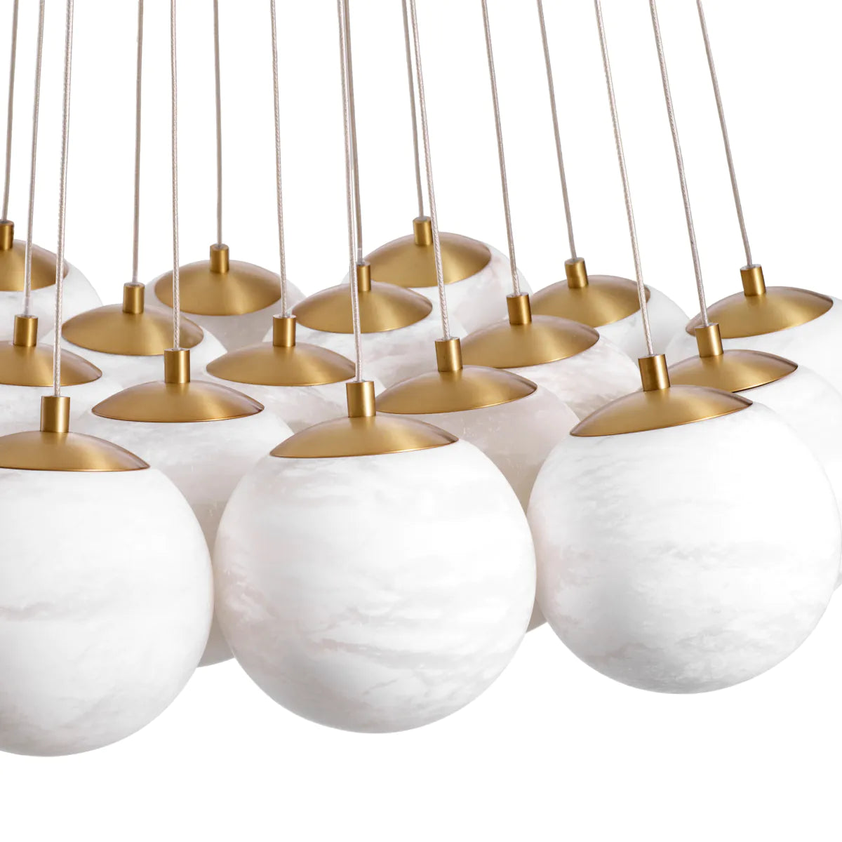 Clustered Alabaster Chandelier Sphinx | Eichholtzmh.com