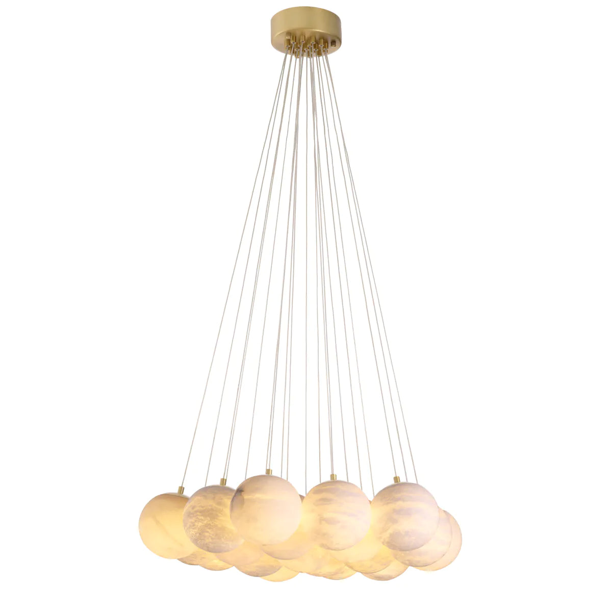 Clustered Alabaster Chandelier Sphinx | Eichholtzmh.com