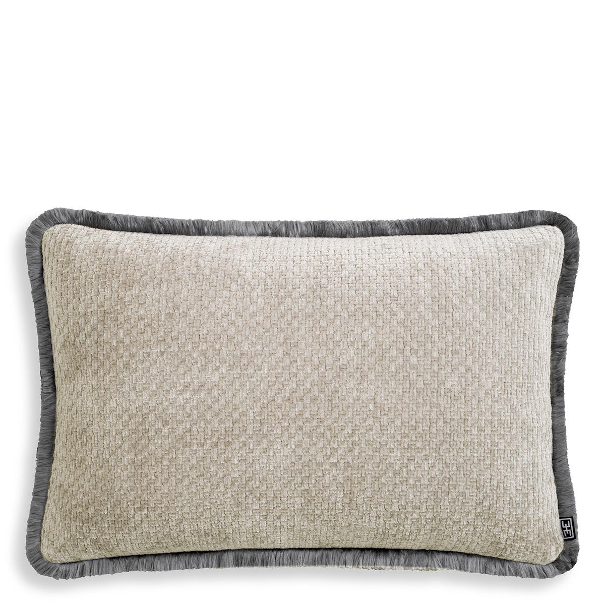 Fringed Minimalist Lumbar Pillow Paia | Eichholtzmh.com