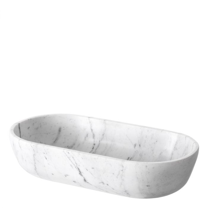 Bowl Terrebonne white marble