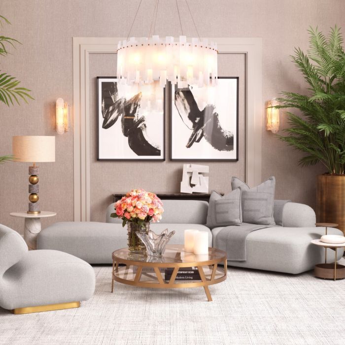 Console Table White House brown marble