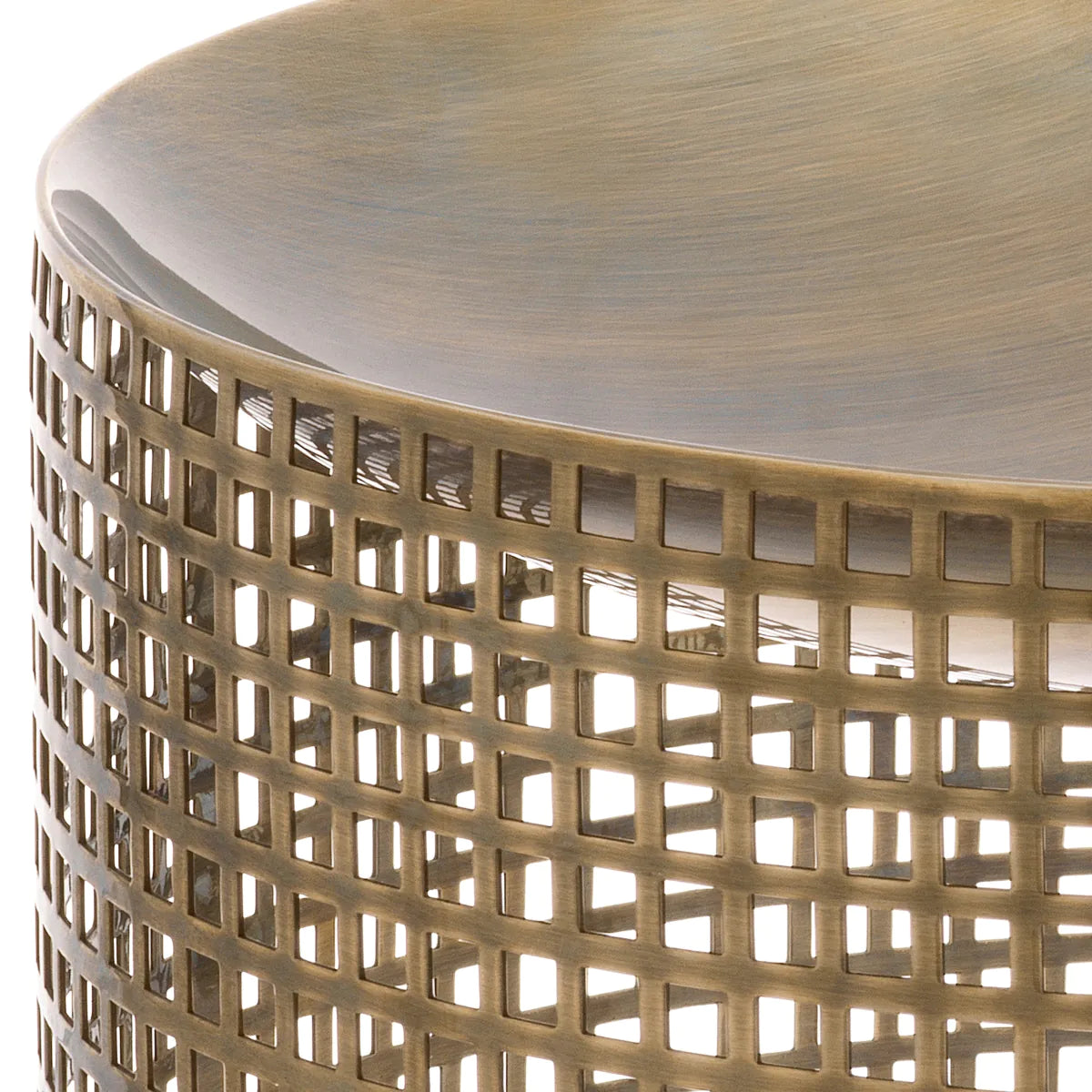 Vintage Brass Latticed Bowl Sterling | Eichholtzmh.com
