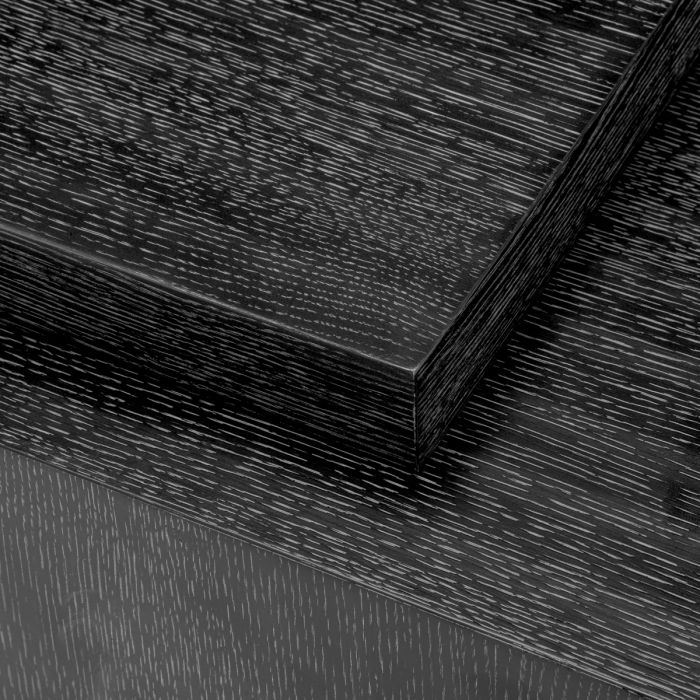 Coffee Table Salento charcoal grey oak veneer