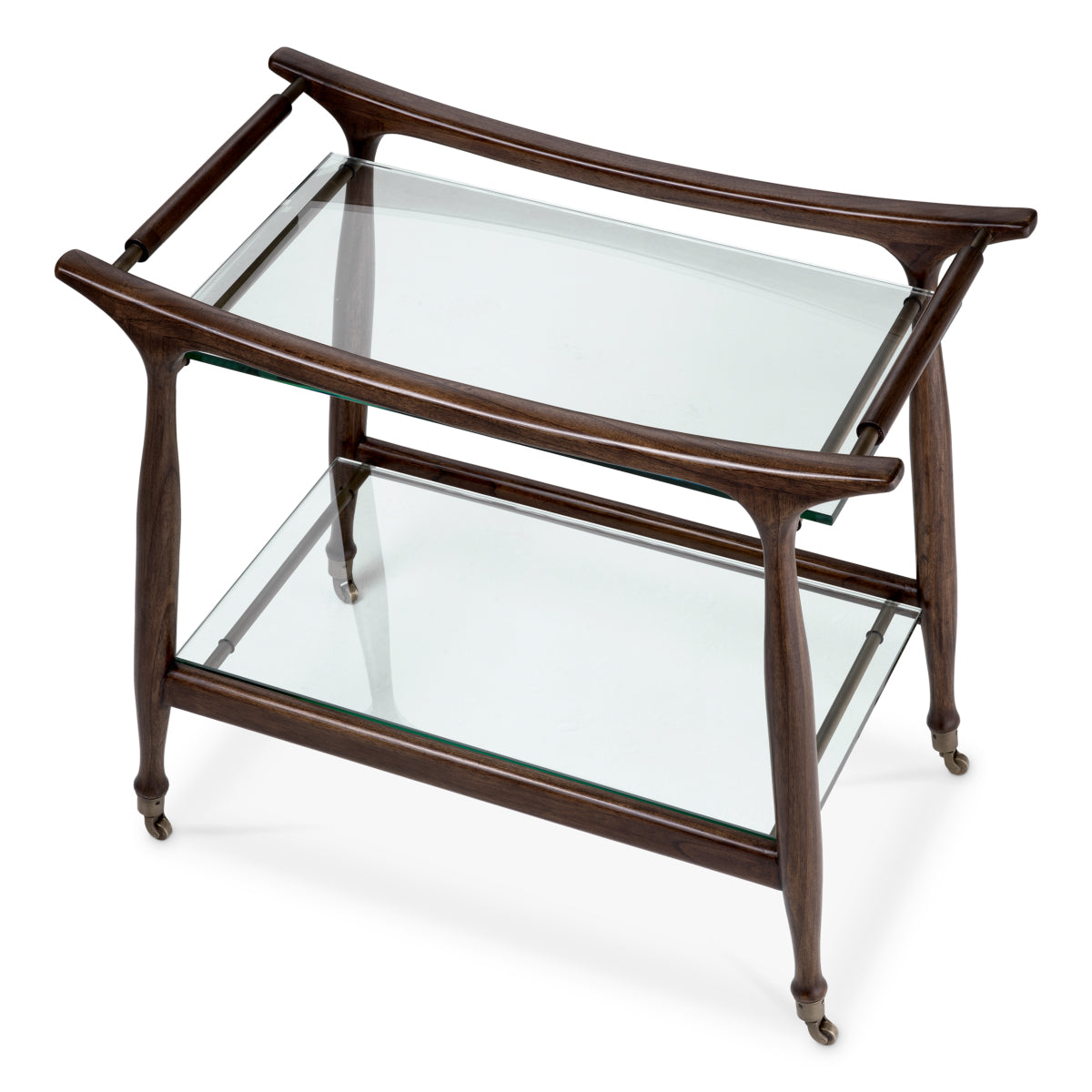 Brown Wooden Trolley Manzo | Eichholtzmh.com 
