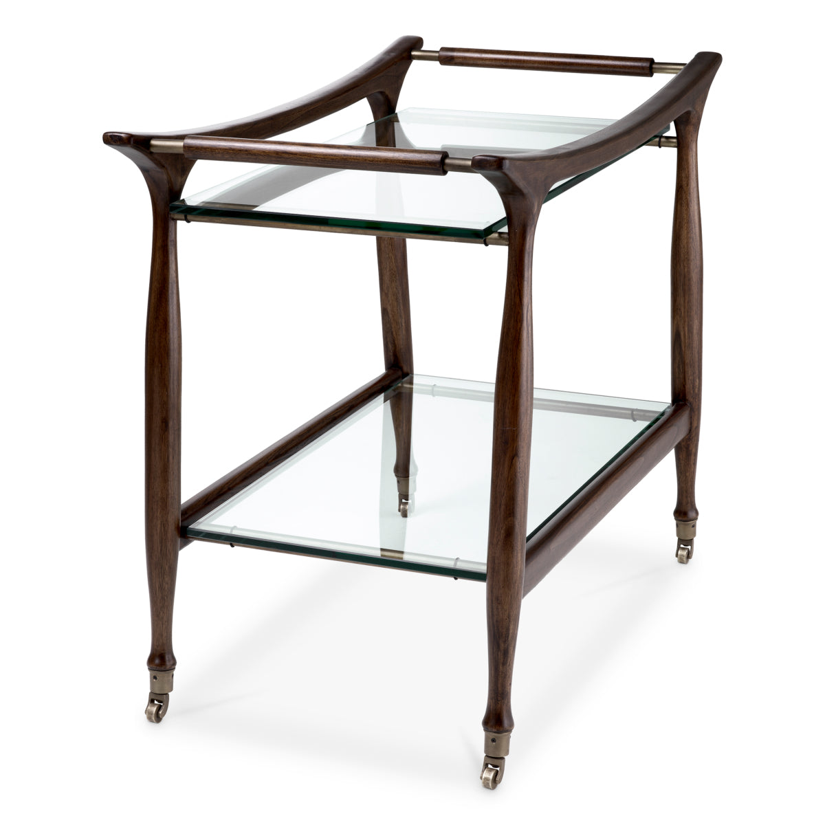Brown Wooden Trolley Manzo | Eichholtzmh.com 