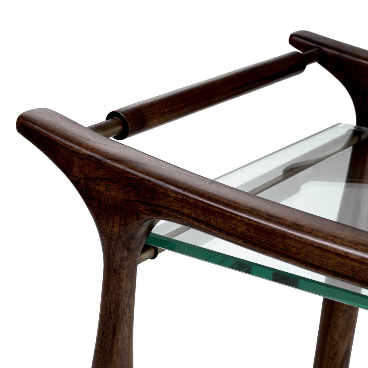 Brown Wooden Trolley Manzo | Eichholtzmh.com 