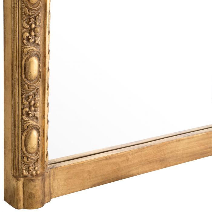 Mirror Ludovico antique gold finish