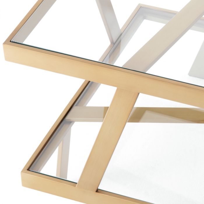 Side Table Billinghurst brushed brass finish