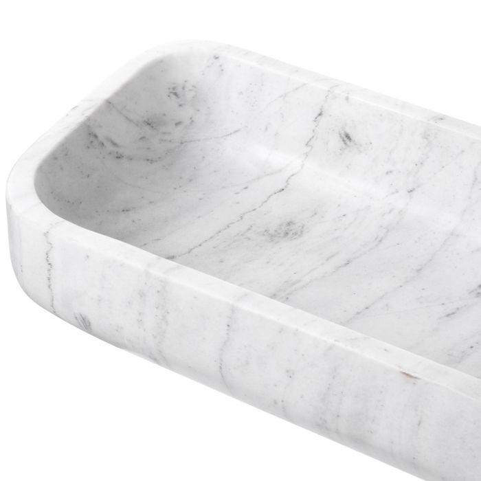 Bowl Vioujard white marble