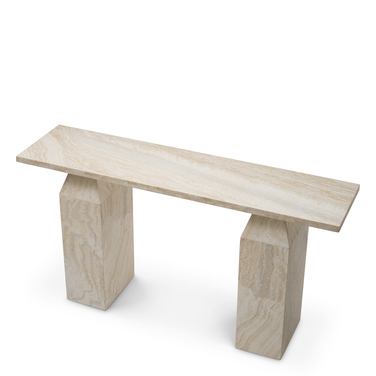 Rectangular Travertine Console Table Tarragona | Eichholtzmh.com 