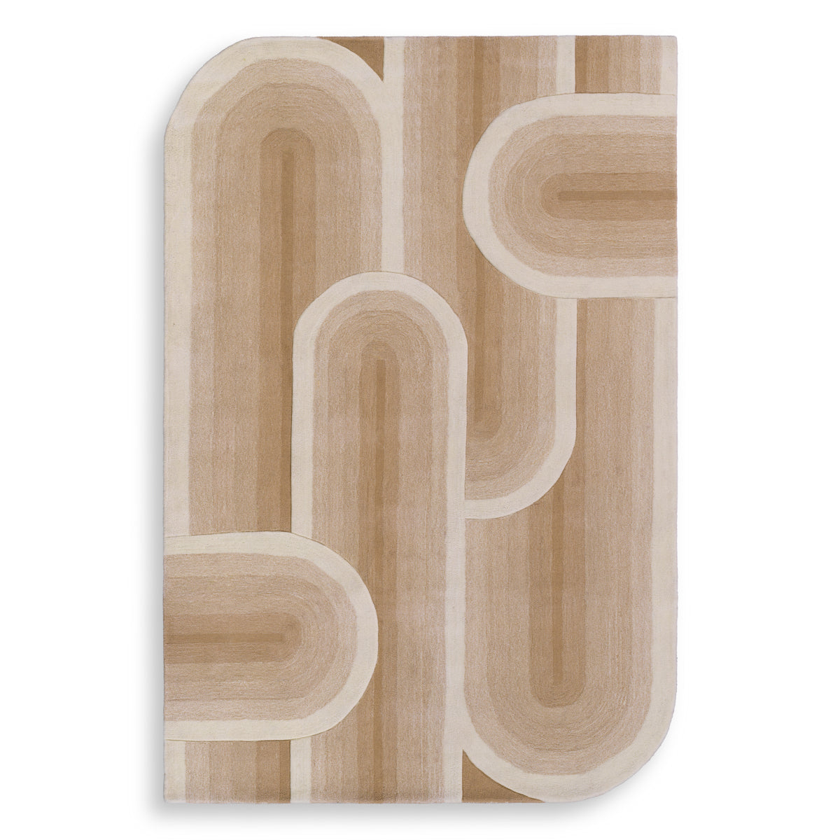 Beige Hand-Tufted Wool Carpet Marsala | Eichholtzmh.com