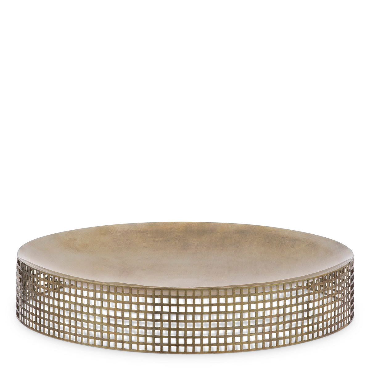 Vintage Brass Latticed Bowl Sterling | Eichholtzmh.com