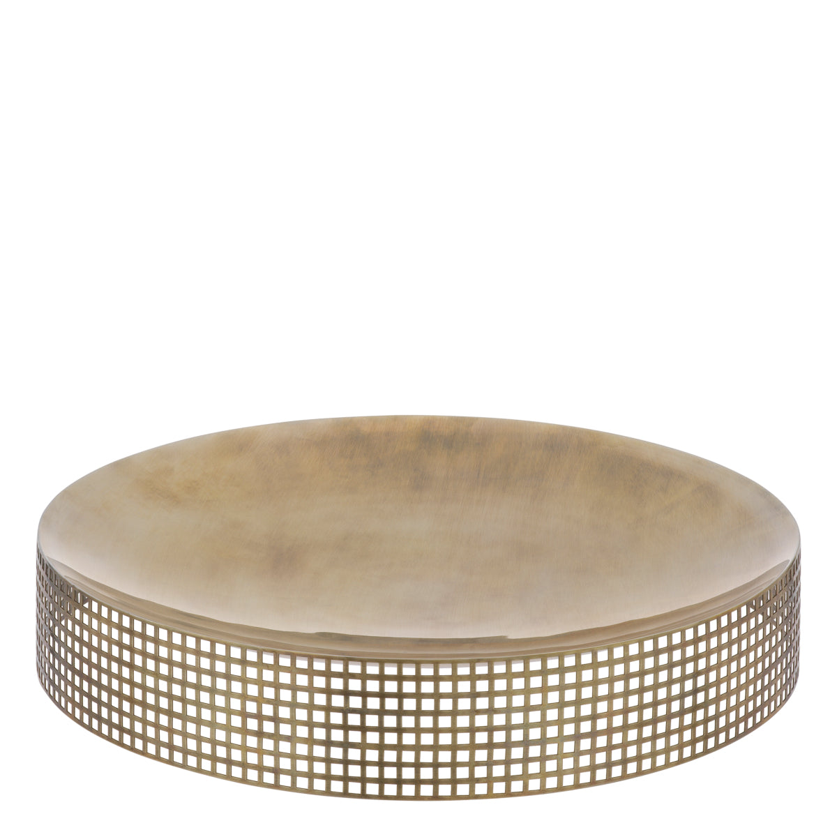 Vintage Brass Latticed Bowl Sterling | Eichholtzmh.com