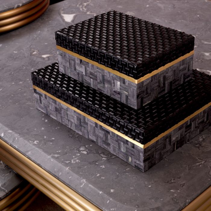 Box Seaside S black grey