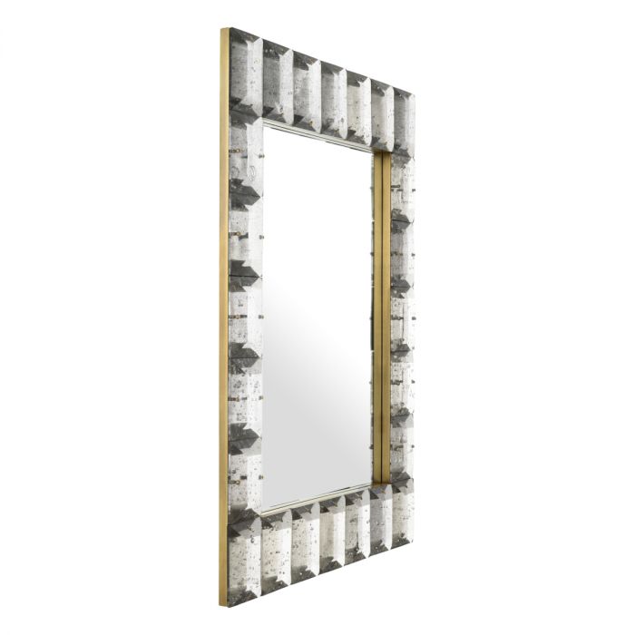 Mirror Mariani vintage brass finish