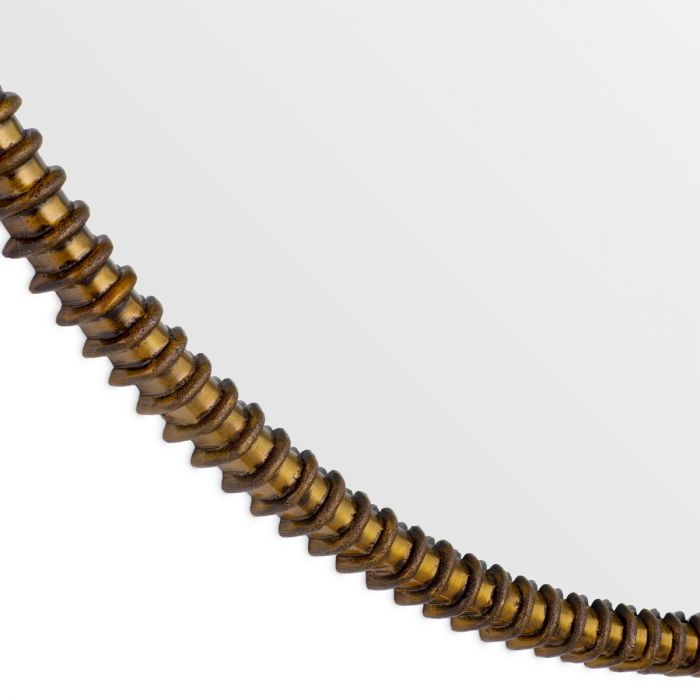 Mirror Vezzola vintage brass finish