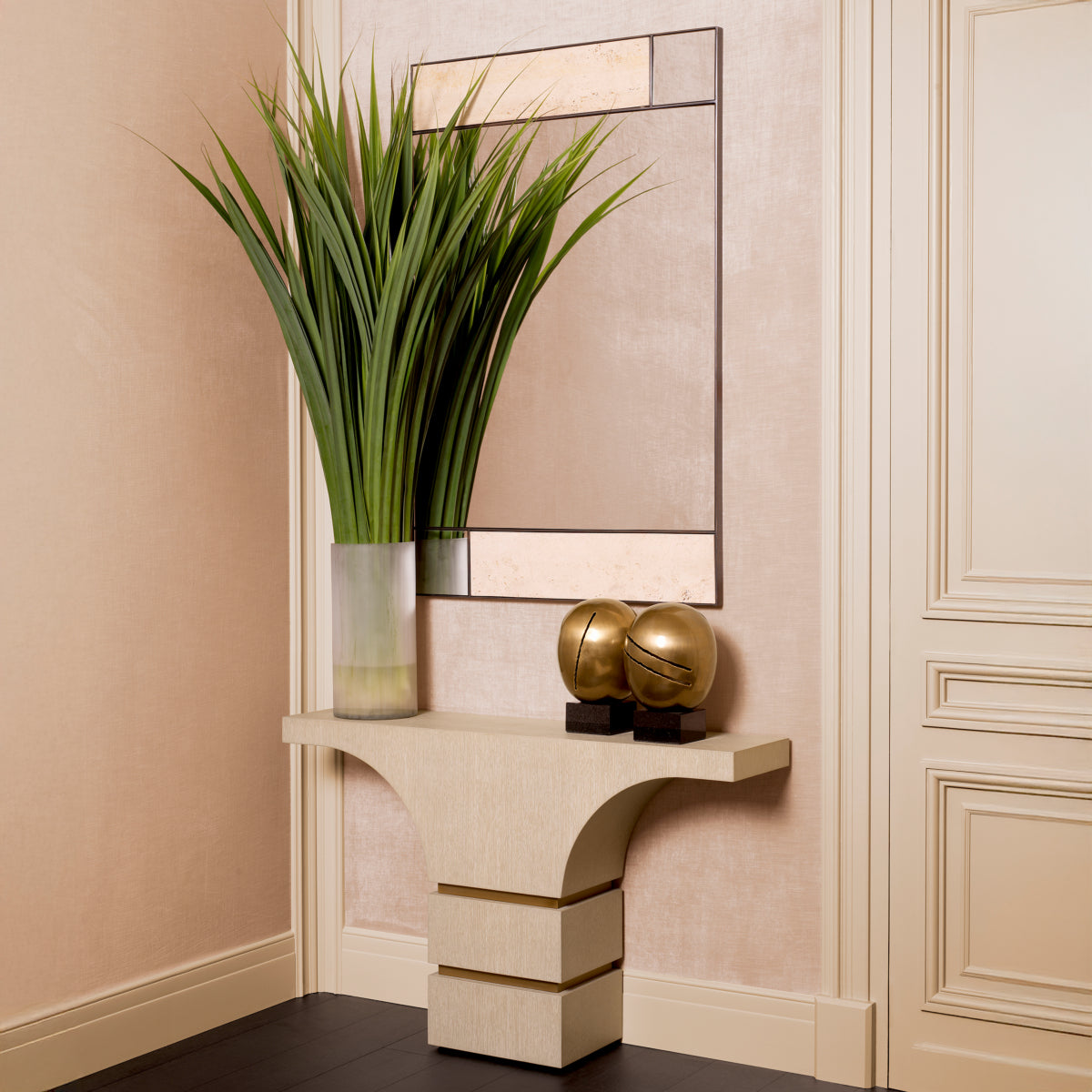 White Frosted Glass Vase Haight | Eichholtzmh.com