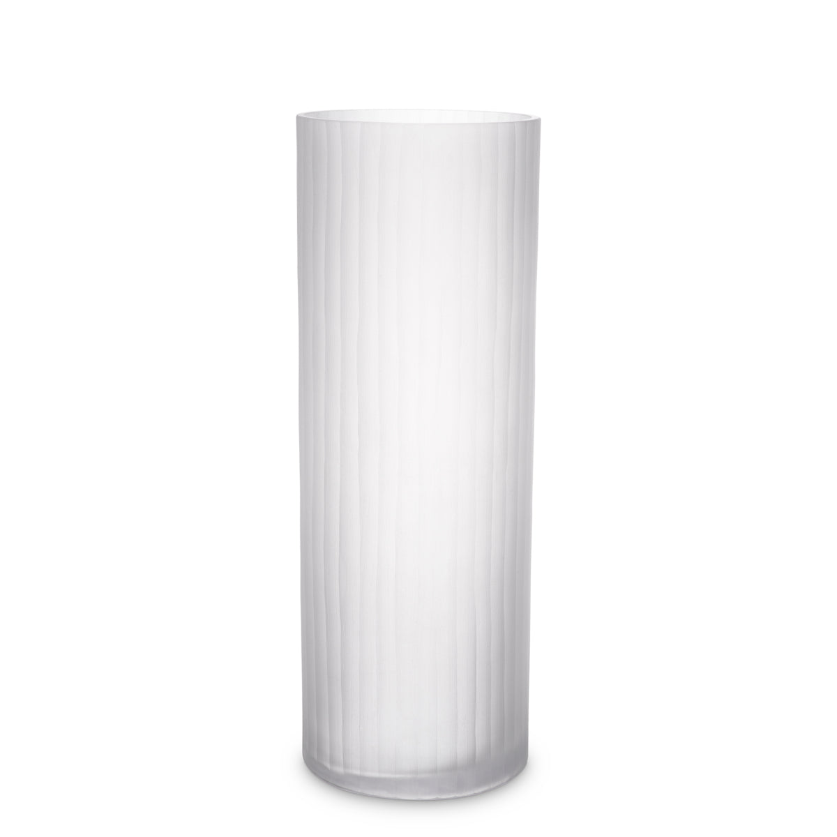 White Frosted Glass Vase Haight | Eichholtzmh.com